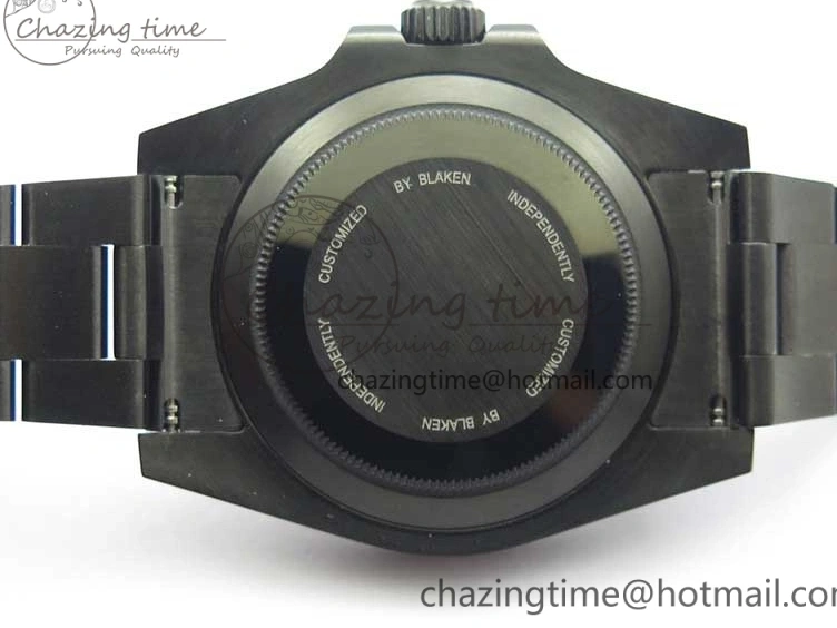 AAA Replica Watches Blaken Edition V6F WrinkleFree 1:1 Best Date W Submariner A 904L 2879 PVD 0121